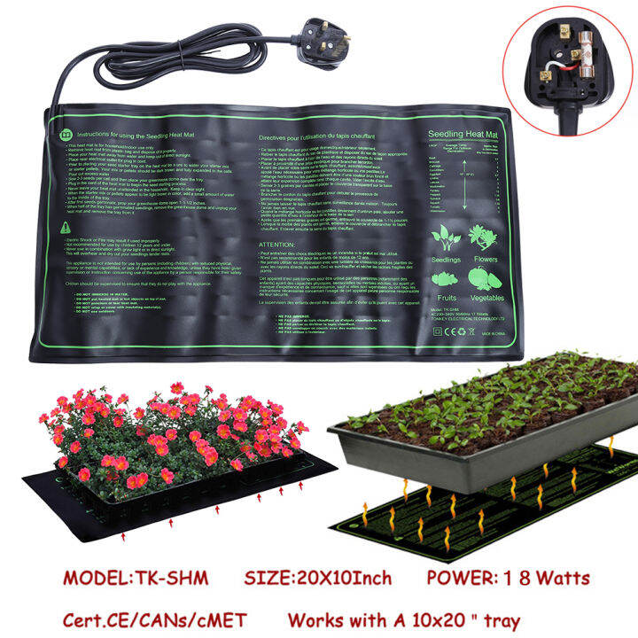 18W Propagation Planting Heat Mat Plant Pad Germination Reptile Med 53
