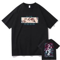 Kaus Anime Jujutsu Kassen Itadori Yuji Ryomen Manga Kaus Grafis Pria 100% Kaus Katun Kaus Pria Musim Panas Ukuran Besar S-4XL-5XL-6XL