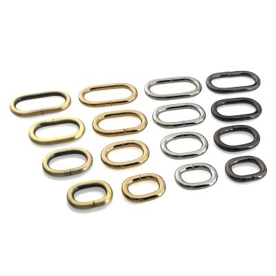 1pcs Metal Oval ring Buckle Loops for Webbing Leather Craft Bag Strap Belt Buckle Garment DIY Accessory 20/25/31/38/50mm Furniture Protectors Replacem