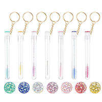 Makeup Tool Eyebrow Wand Applicator Eyelash Brush Resin Keychain