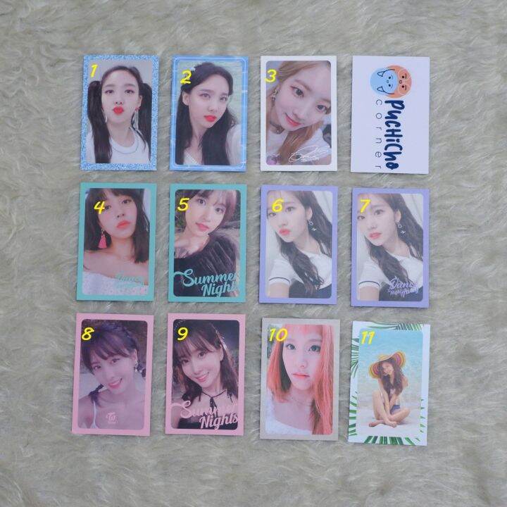 ☀onhand Official Photocards Twice Summer Nights Lazada Ph