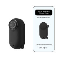 อุปกรณ์เสริมกล้องเคสป้องกันป้องกันซิลิโคนสำหรับกล้องสำหรับ Insta360 GO 3