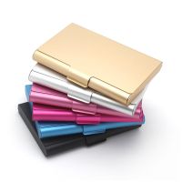 【CC】◘❣❦  1Pc Men Business Card Aluminum Holder Metal Cover Credit