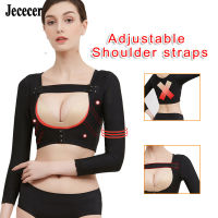 Long Sleeve Slimming Arm Fat Push Up Breast Chest Lifter Tops Underwear Women Shapewear Back Shoulder Control Posture Corrector