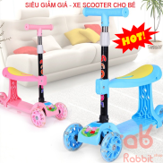 Xe trượt scooter trẻ em xe tập đi cho bé cao cấp gấp gọn bánh xe phát sáng