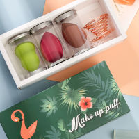 Magical Girl 3PCS Face Makeup Puff Sponge Set Beauty Foundation Powder Blush Blender Makeup Tools Cosmetic Blending Puff Sponges