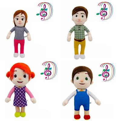 Toy Jj Plush Music Family Stuffed Dolls Gift Educational Kid