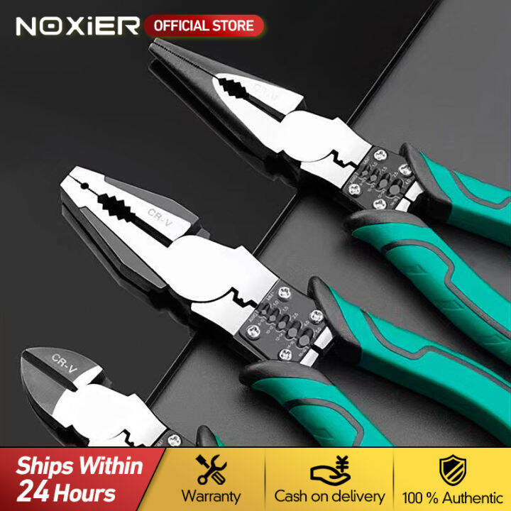 NOXIER Multi Tool Pliers Wire Crimping Pliers Cutter Stripper Multi
