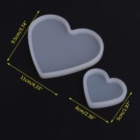 Silicone Mold Heart Shape Epoxy Resin DIY Jewelry Making Crafts Cake Decorations