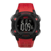 Timex TW4B27600 UFC CORE SHOCK นาฬิกาข้อมือผู้ชาย สายเรซิ่น สีแดง