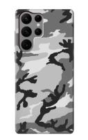 เคสมือถือ Samsung Galaxy S23 Ultra ลายลายพรางหิมะ Snow Camo Camouflage Graphic Printed Case For Samsung Galaxy S23 Ultra