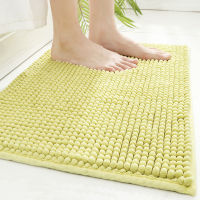 50X80cm thick chenille ho bathroom floor mats home bedroom bathroom entrance non-slip absorbent foot mat