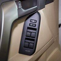 Car Window Lift Switch Trim Panel for Toyota Prado LC150 2010-2019