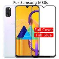 Thinmon กระจกนิรภัยสำหรับ Samsung m30s เต็มฝาครอบป้องกันหน้าจอป้องกันการระเบิด 9H สมบูรณ์ครอบคลุมเต็มกาวแก้วฟิล์มป้องกัน