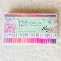 Markers 120 สี ปากกาไฮไลท์ 2 หัว