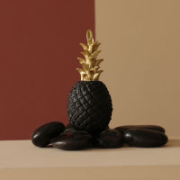 Creative Resin Crafts Desktop Ornaments Pineapple Fruit Figurines Nordic Home Decoration Room Table Modern Decorative Figurines