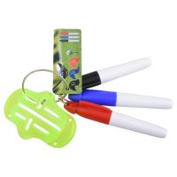 “：】、‘ Golf Ball Triple Track 3 Line Marker Stencil +3 Pen Golf Ball Line Marker Putting Positioning Aids Outdoor Tool Golf Accessories