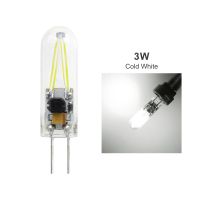 G4 4 COB Filament LED Mini Spotlight Glass 3W 6W หลอดไฟ AC DC 12VLighting เปลี่ยนหลอดฮาโลเจน