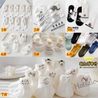 【hot sale】▦⊙☏ D19 5 Pairs/Set Cartoon Women Men Cute Unisex Socks Ankle Cotton Socks Fashion Korean Invisible Socks