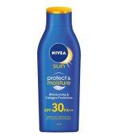 NIVEA Sun Protect &amp; Moisture Body SPF30 PA++ 125ml. นีเวีย ซัน โพรเทค แอนด์ มอยส์เจอร์ บอดี้ โลชั่นกันแดดสำหรับผิวกาย