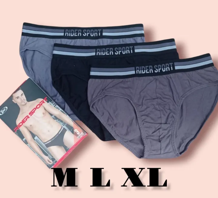 CELANA DALAM RIDER SPORT PRIA DEWASA - TYPE 785 SIZE M L XL ISI 3 PCS