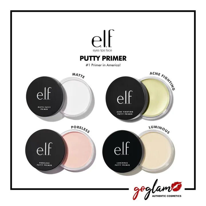 ON HAND Elf Cosmetics Putty Primer Authentic Poreless Matte Luminous