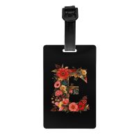 Letter E Luggage Tag for Suitcase Suitcase Identifiers Name Labels Card Women Men Kid Travel 【AUG】