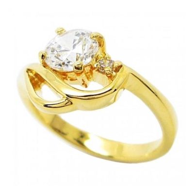 แหวนผู้หญิง แหวนชุบทอง 24k ประดับเพชรสำหรับผู้หญิง ชุบทองแท้ ชุบทอง 24k แหวนชุบทองไม่ลอก แหวนแฟชั่น บริการเก็บเงินปลายทาง