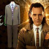 เสื้อแจ็กเก็ต Loki Laufeyson ชุดคอสเพลย์ผู้หญิงหนังชุดเครื่องแบบกางเกงชุดสำหรับอนิเมะผู้ชายงานคาร์นิวัลวันฮาโลวีนสำหรับ S-3XL