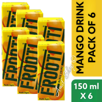 Frooti Mango Drink 150 ml ( PACK OF 6)