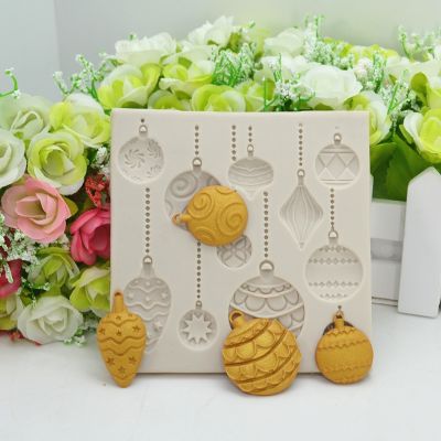◙◎ Chandelier Balloon Silicone Mold Kitchen Resin Cake Baking Tool DIY Chocolate Candy Pastry Fondant Mould Dessert Lace Decoration