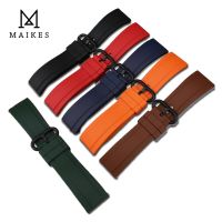 MAIKES ที่มีสีสันเกรดพรีเมี่ยม Fluoro Gomma A Sgancio Rapido A Barra A Molla Degli Uomini A Cinghia Di Donne Impermabile Sport Cinturino