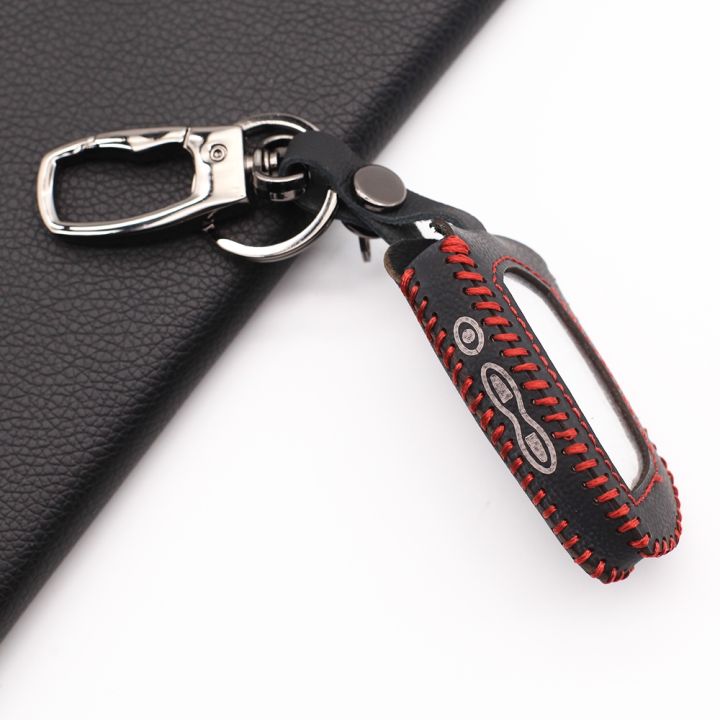 russian-version-dxl4950-100-leather-key-case-cover-for-pandora-dxl-4950-dx-90bt-dx-91-two-way-car-remote-control