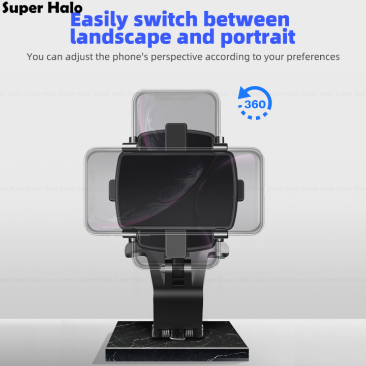 fonken-แผงหน้าปัดรถยนต์ที่วางโทรศัพท์360-หมุนโทรศัพท์มือถือที่วางโทรศัพท์แท่นวางสำหรับรถโทรศัพท์มือถือคลิปหนีบขาตั้ง