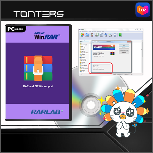 WinRAR v6 Unlimited Company License for Windows XP VISTA 7 8 10 11