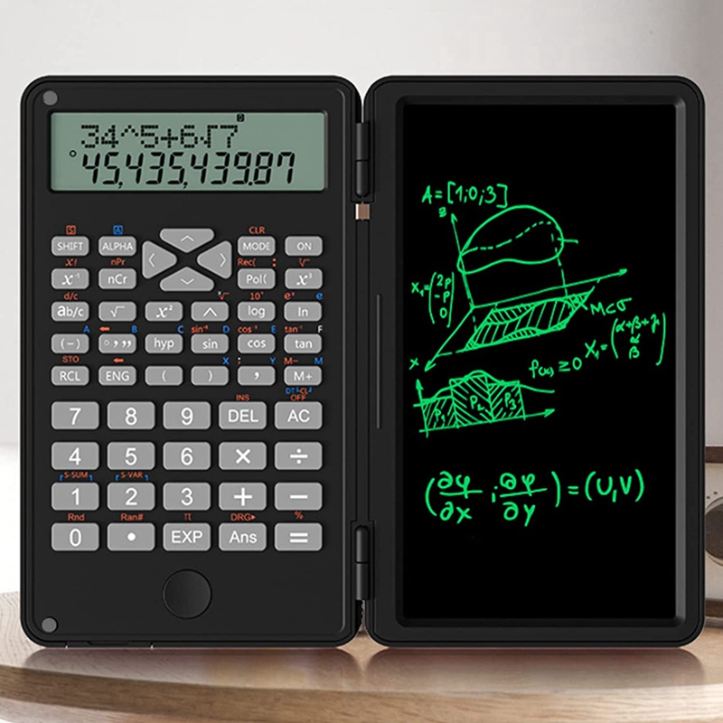 Scientific Calculators, 12-Digit LCD Display Pocket Office Desktop Calculator for Home School Meeting and Study