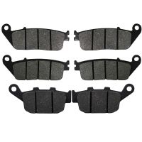 Motorcycle Front Rear Brake Pads Disks for Kawasaki KLE 650 Versys / Versys LT (ABS/Non ABS) (15) KLF650 LT142-142-140