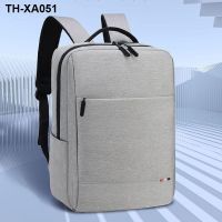 Laptop backpack mens backpack simple business computer bag 15.6 inch 17.3 inch college student bag