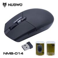 MOS เมาส์ไร้สาย NUBWO USB Optical Mouse รุ่น NMB-014เม้าส์ ไร้สาย แบบไร้เสียงคลิก มีโหมดประ เมาส์บลูทูธ  Mouse Wireless