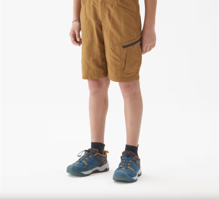 พร้อมส่ง-กางเกงขาสั้นเดินป่าสำหรับเด็ก-kids-hiking-shorts-mh500-aged-7-15