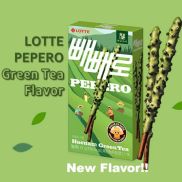 Lotte Que bánh quy trà xanh Pepero Hàn Quốc 37g hương vị mới