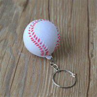 20 Pcslot Cheap Basketball PU Keychain Toys, Fashion Sport Key Chains Jewelry Gift for Boys and Girls