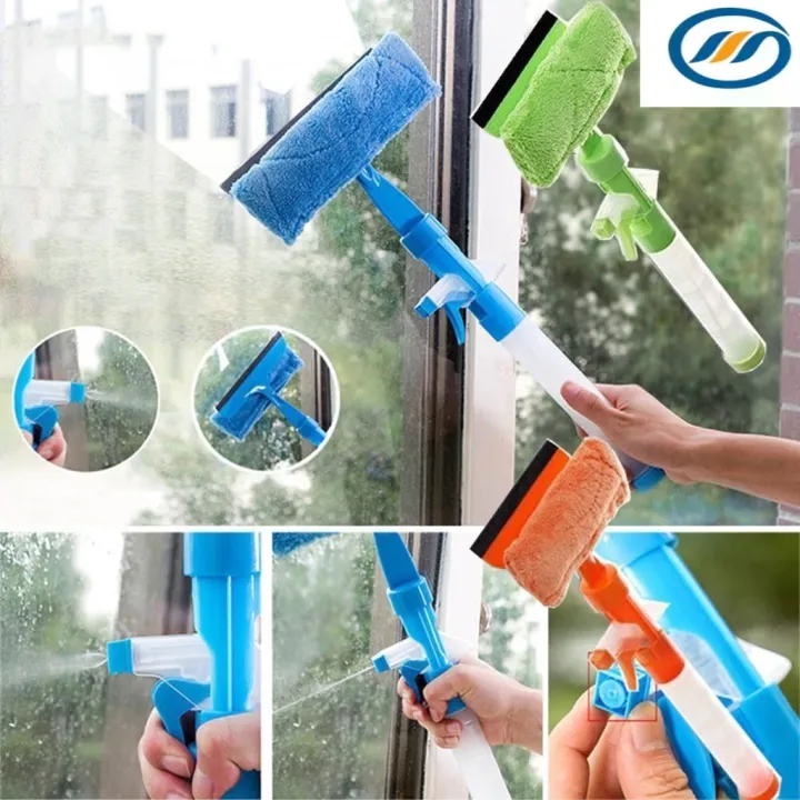 Gm Original 3 In 1 Car Glass And Home Windows Mirror Wiper Squeegee Multipurpose Cleaner Lazada Ph 9449