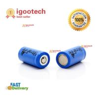 igootech 2 x UltraFire 16340 / CR123A / LC16340 Lithium Battery 1500 mAH 3.7V Rechargeable Li-ion Battery-Blue ถ่านชาร์จ ถ่านไฟฉาย แบตเตอรี่ไฟฉาย แบตเตอรี่ อเนกประสงค์ 1500 mAH ไฟฉาย, อุปกรณ์รักษาความปลอดภัย, อุปกรณ์ทางการแพทย์ม, ของเล่น สีน้ำเงิน