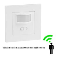 【CW】❈❂◆  Infrared PIR Sensor Recessed Wall Bulb Security AC110-240V On/Off