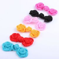 10 Pairs Flower Chinese Handmade Cheongsam Buttons