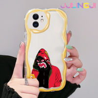 เคส Jlingji สำหรับ iPhone 11 11 Pro 11 Pro Max เคสแฟชั่นเคสเด็กผู้ชายลายเนื้อครีมกันกระแทกแบบใสนิ่มเคสมือถือสร้างสรรค์เคสโปร่งใสลายกล้องถ่ายรูปซิลิกาเจลป้องกัน