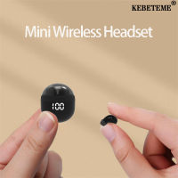 KEBETEME หูฟังบลูทูธ5.3ไร้สายหูฟังแบบ In-Ear พร้อมไมโครโฟนหูฟังลดเสียงรบกวน