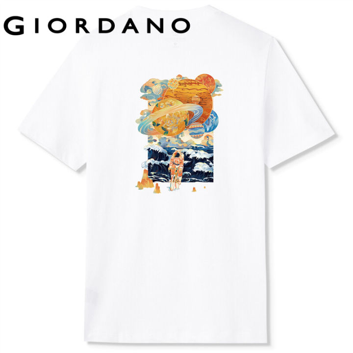 giordano-men-mai-qing-xuan-series-t-shirts-cotton-art-print-tee-summer-short-sleeve-crewneck-fashion-casual-tshirts-91093033-vnb