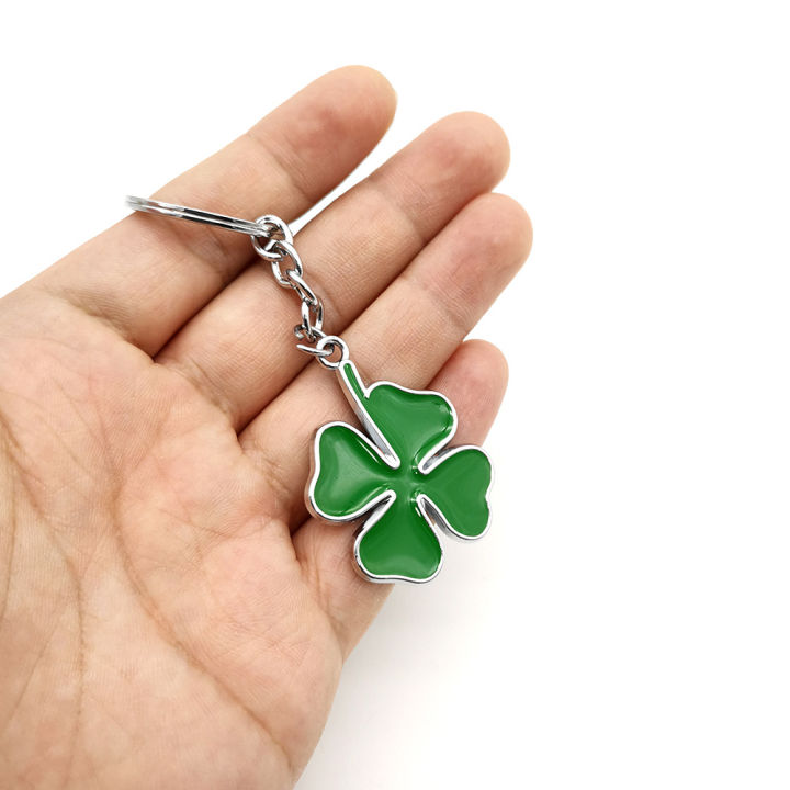 household-key-chain-simple-key-chain-alloy-key-chain-key-chain-four-leaf-clover-keychain-metal-keychain